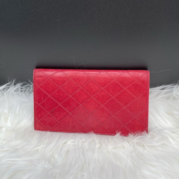 Chanel long flap wallet